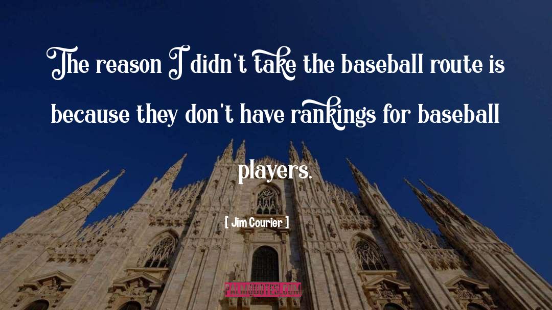 Baseball quotes by Jim Courier