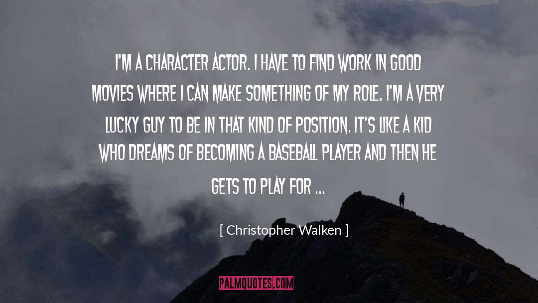 Baseball quotes by Christopher Walken