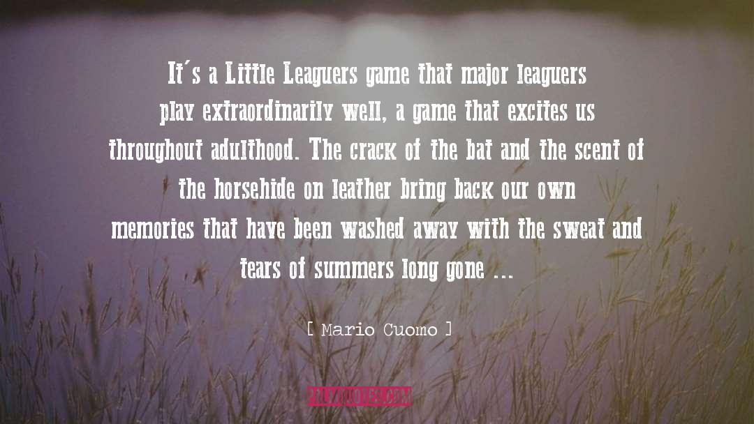 Baseball quotes by Mario Cuomo