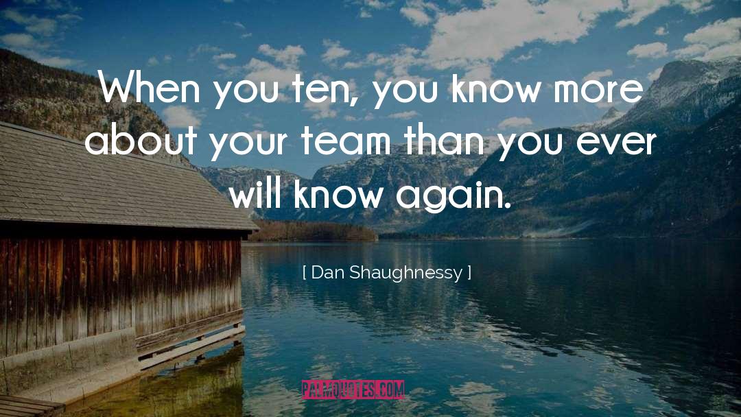 Baseball Team quotes by Dan Shaughnessy