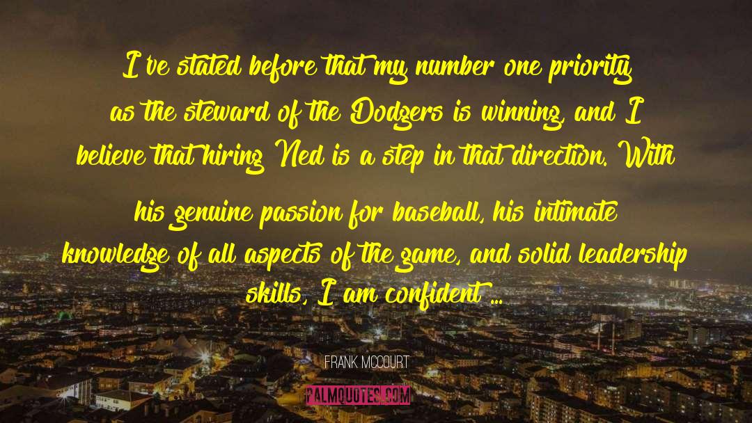 Baseball Team quotes by Frank McCourt