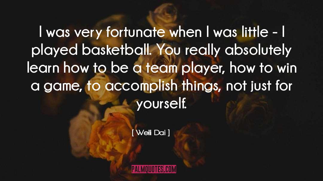 Baseball Team quotes by Weili Dai