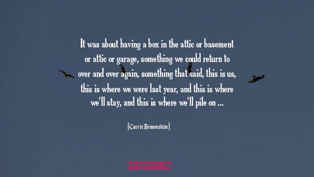 Basement quotes by Carrie Brownstein
