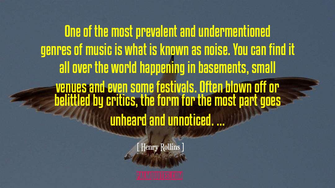 Basements quotes by Henry Rollins