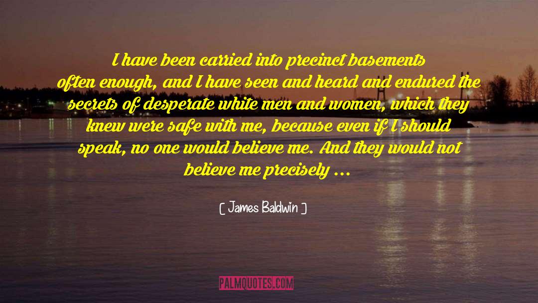 Basements quotes by James Baldwin