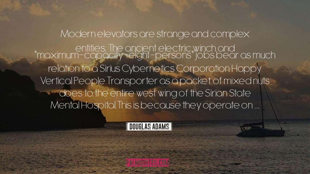 Basements quotes by Douglas Adams