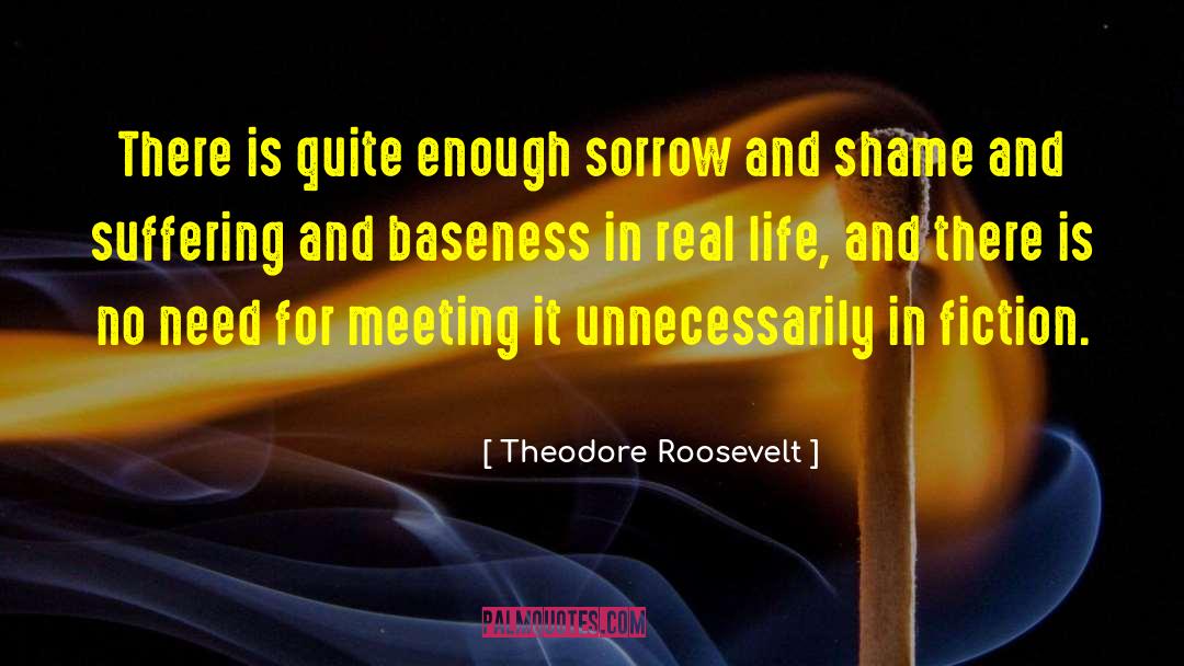 Baseness quotes by Theodore Roosevelt