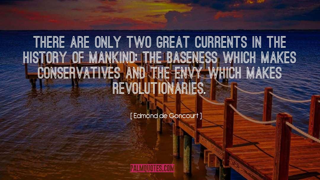 Baseness quotes by Edmond De Goncourt