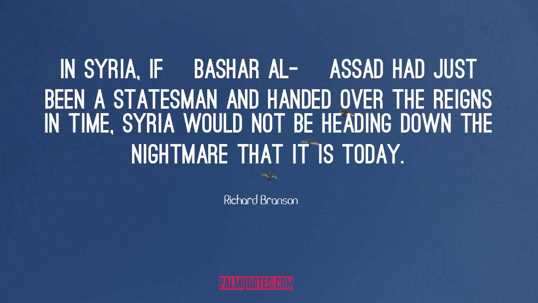 Bashar quotes by Richard Branson