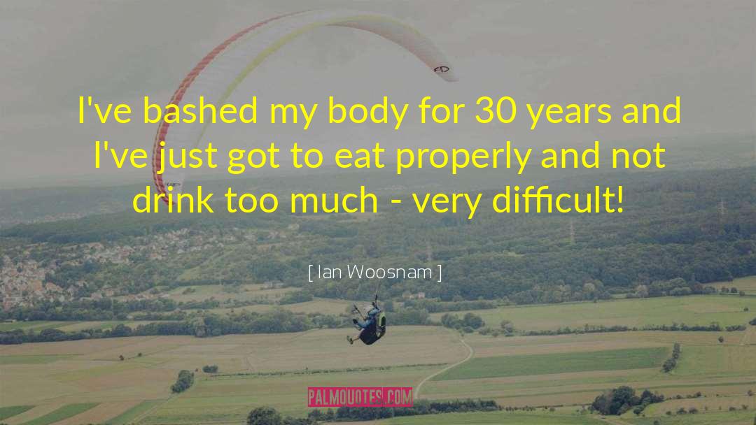 Bashed quotes by Ian Woosnam