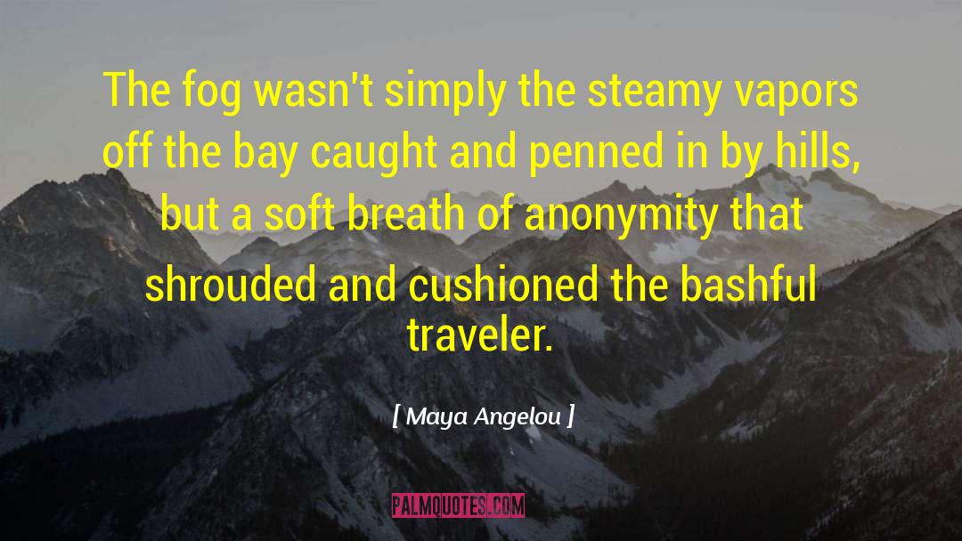 Bashful quotes by Maya Angelou