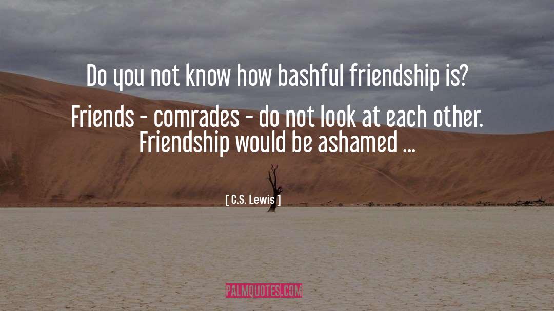 Bashful quotes by C.S. Lewis