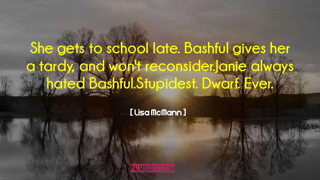 Bashful quotes by Lisa McMann
