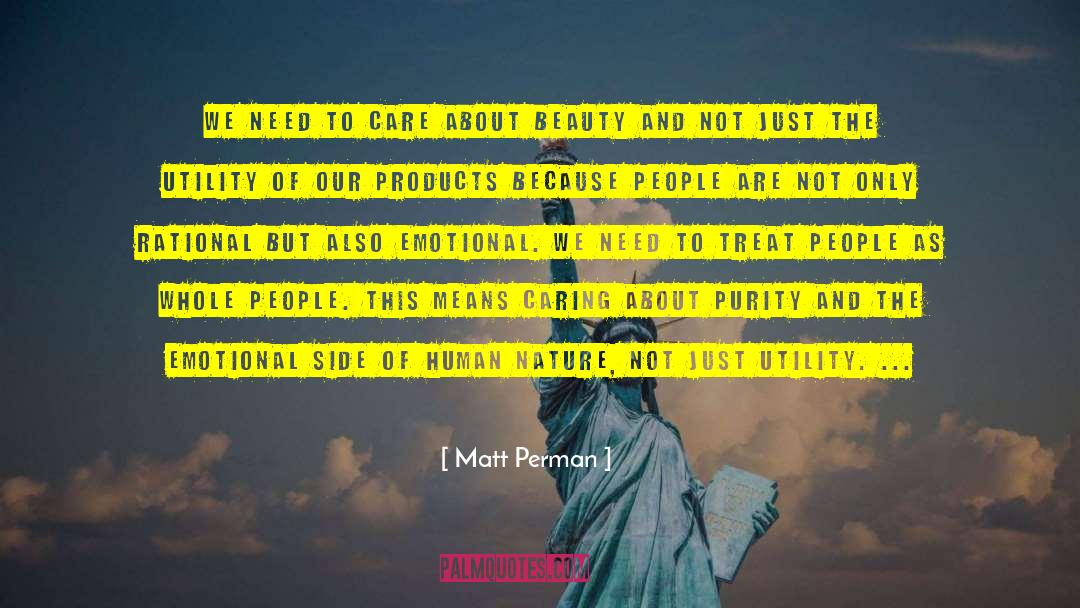 Basic Human Need quotes by Matt Perman