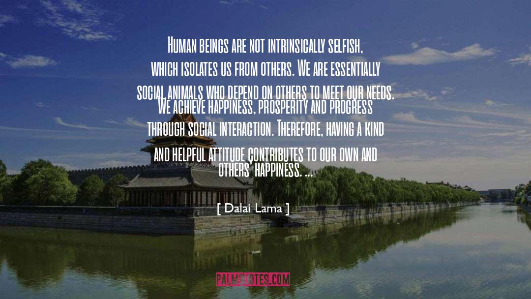 Basic Human Needs quotes by Dalai Lama