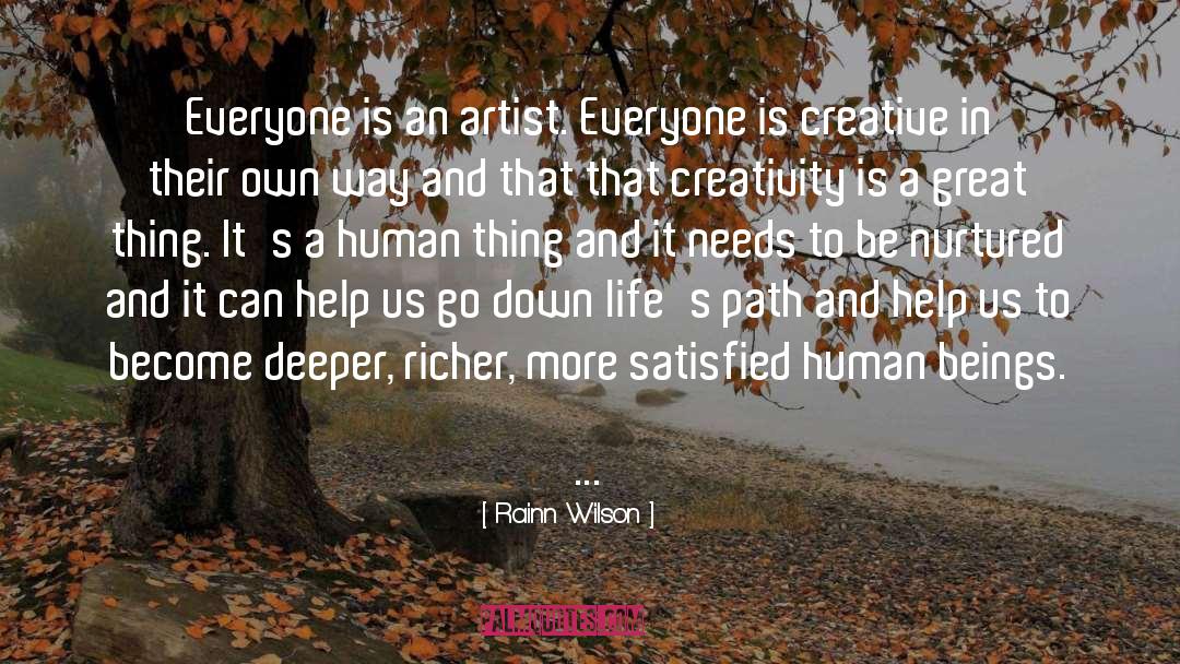 Basic Human Needs quotes by Rainn Wilson