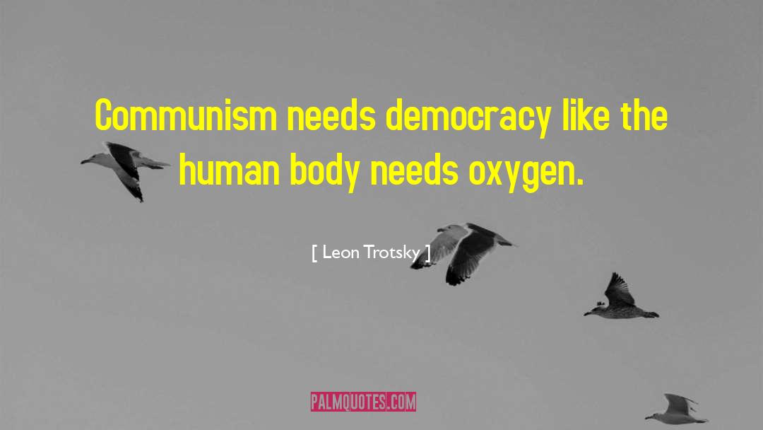 Basic Human Needs quotes by Leon Trotsky