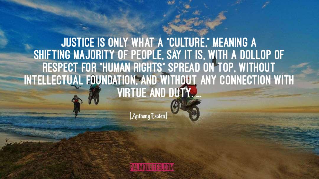 Basic Human Rights quotes by Anthony Esolen