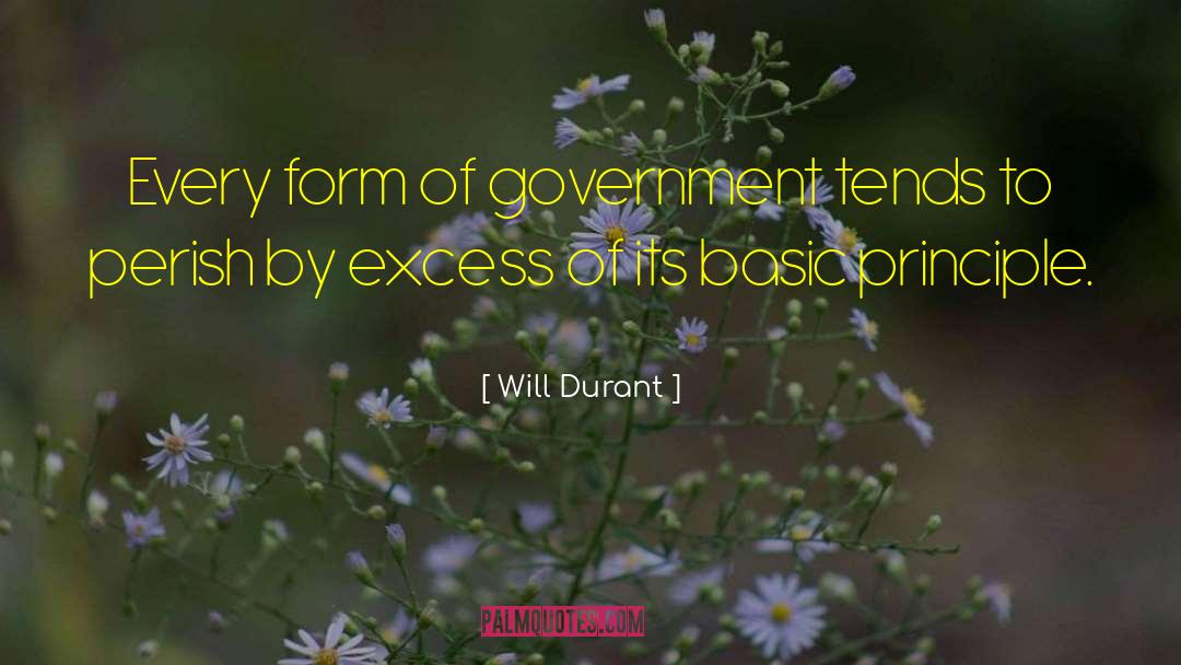 Basic Principles quotes by Will Durant