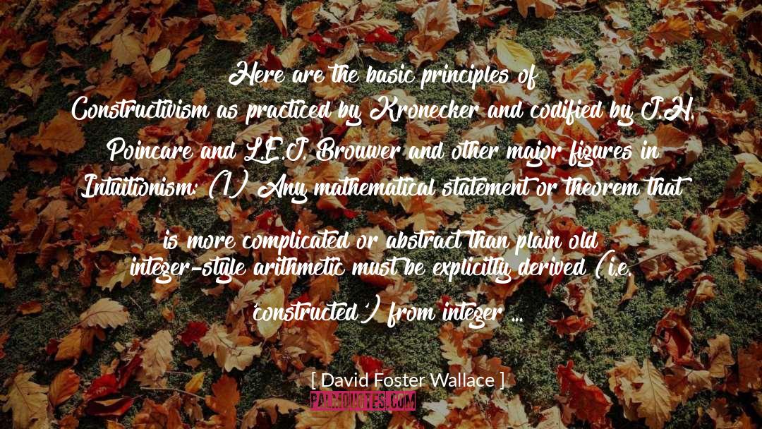 Basic Principles quotes by David Foster Wallace