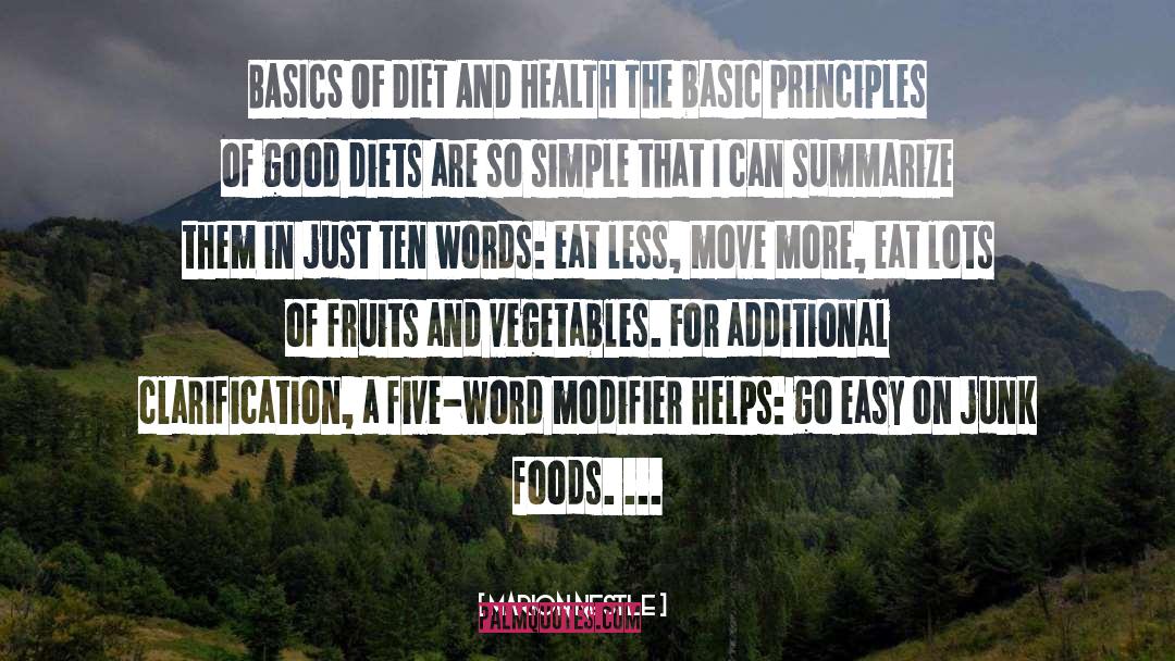 Basic Principles quotes by Marion Nestle