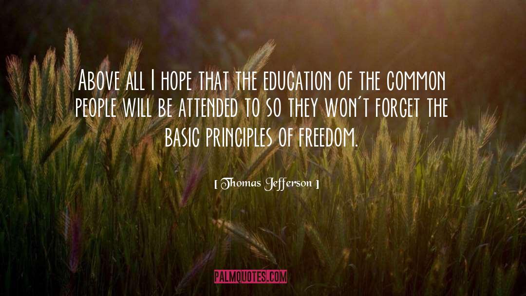 Basic Principles quotes by Thomas Jefferson