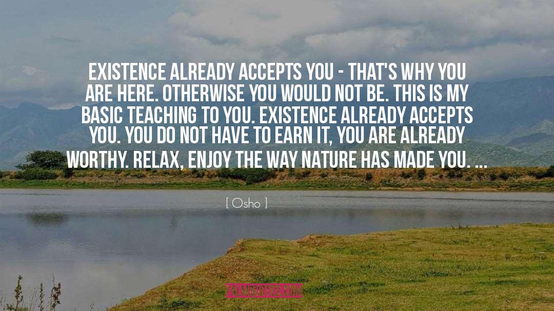 Basic Substance quotes by Osho