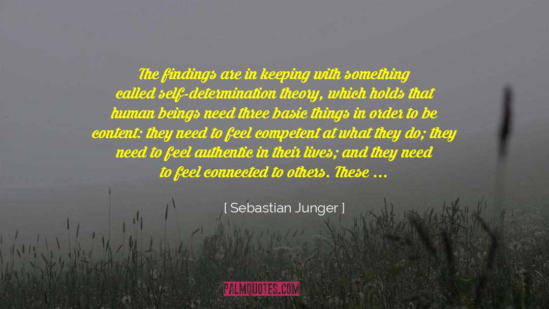 Basic Things quotes by Sebastian Junger