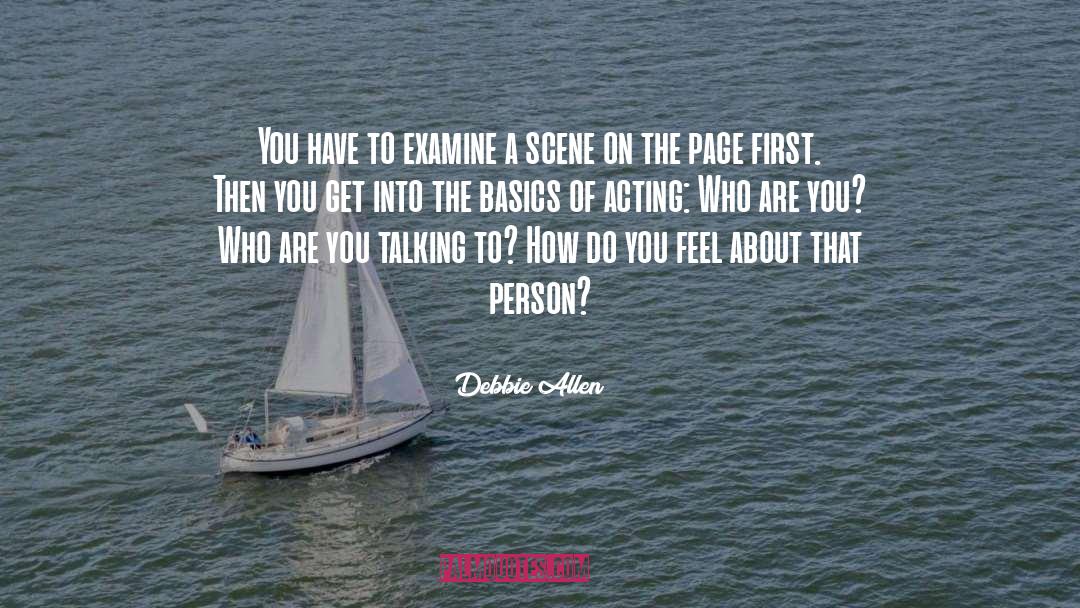 Basics quotes by Debbie Allen
