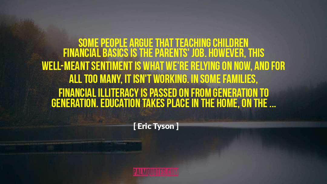 Basics quotes by Eric Tyson