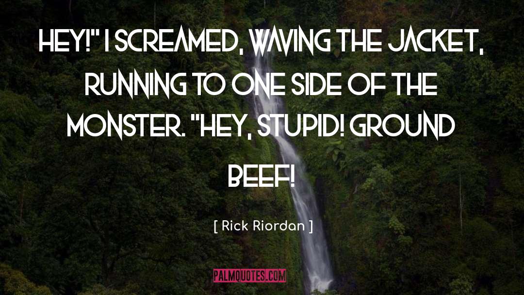 Basinger Beef quotes by Rick Riordan