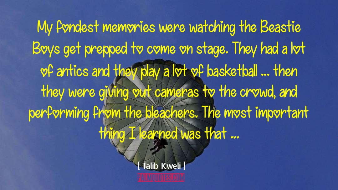 Basketball Announcer quotes by Talib Kweli