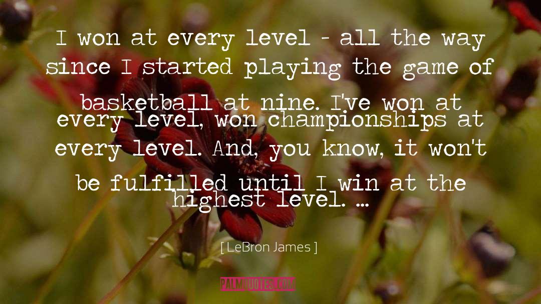 Basketball Announcer quotes by LeBron James