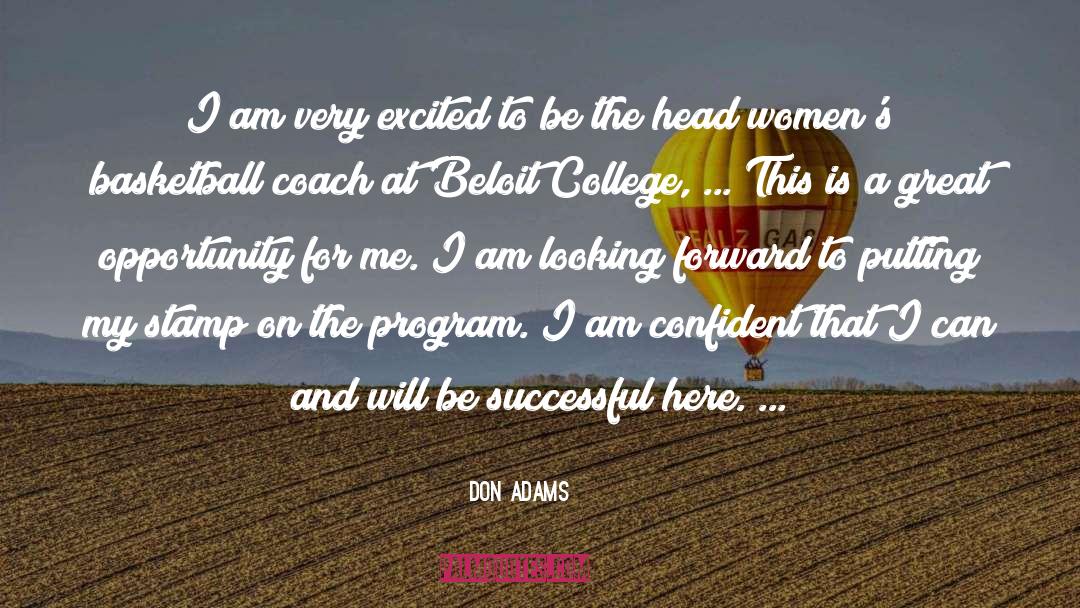 Basketball Coach quotes by Don Adams
