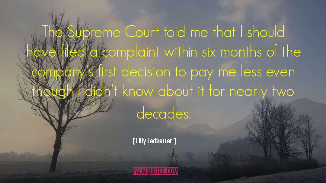 Basketball Court quotes by Lilly Ledbetter