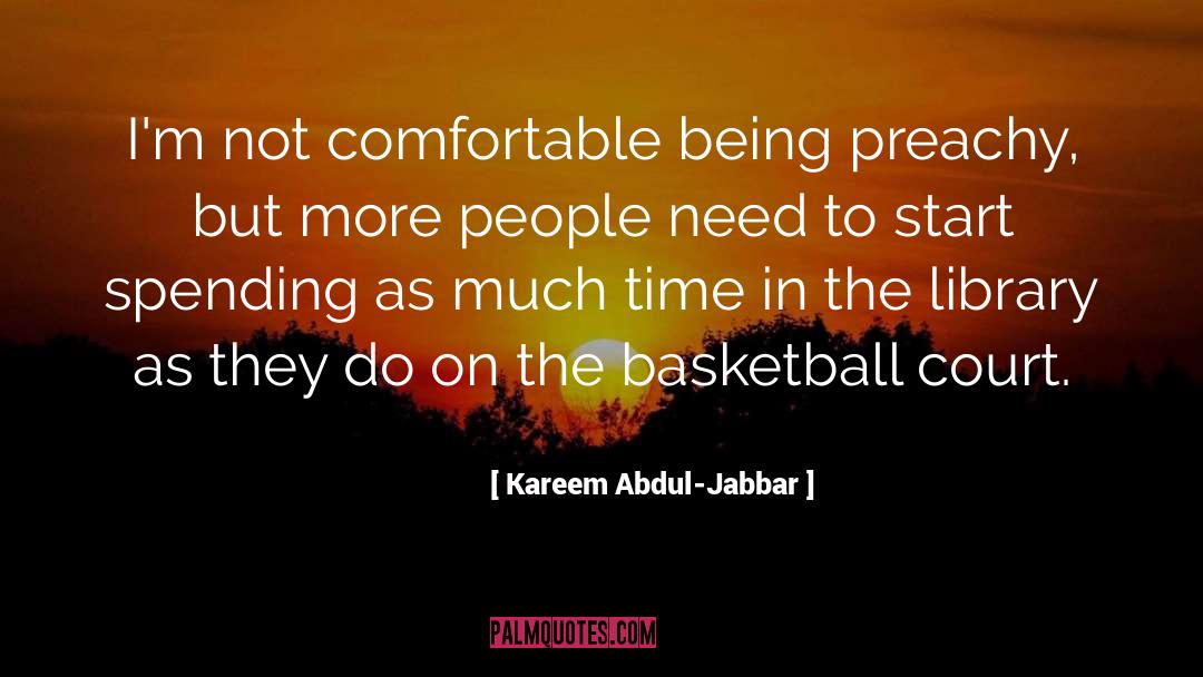 Basketball Court quotes by Kareem Abdul-Jabbar
