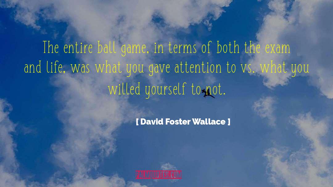 Basketball Game quotes by David Foster Wallace
