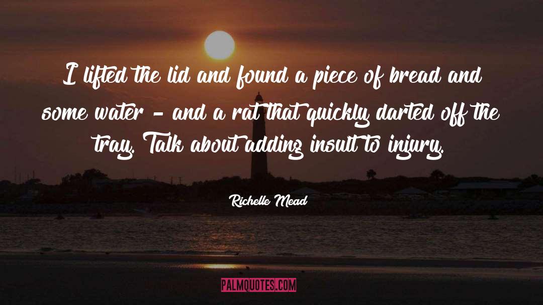 Basketball Injury quotes by Richelle Mead