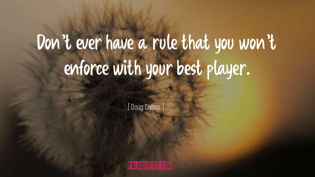 Basketball Player quotes by Doug Collins