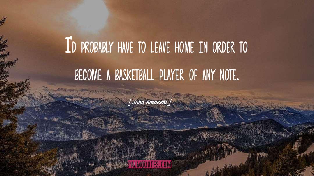 Basketball Player quotes by John Amaechi