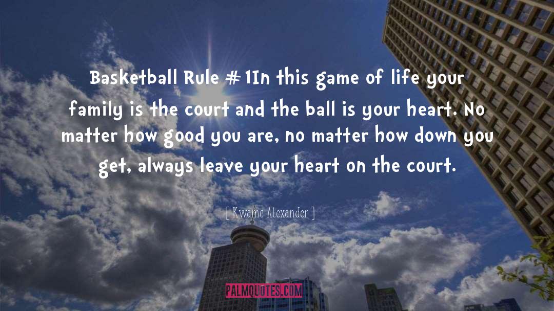 Basketball Rules quotes by Kwame Alexander