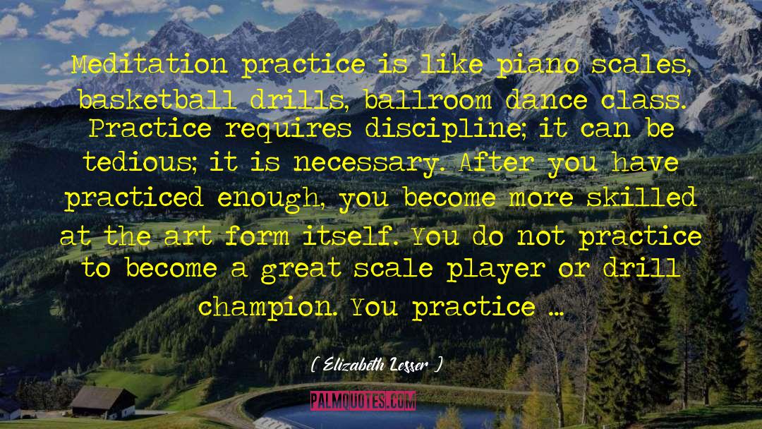 Basketball Skills quotes by Elizabeth Lesser