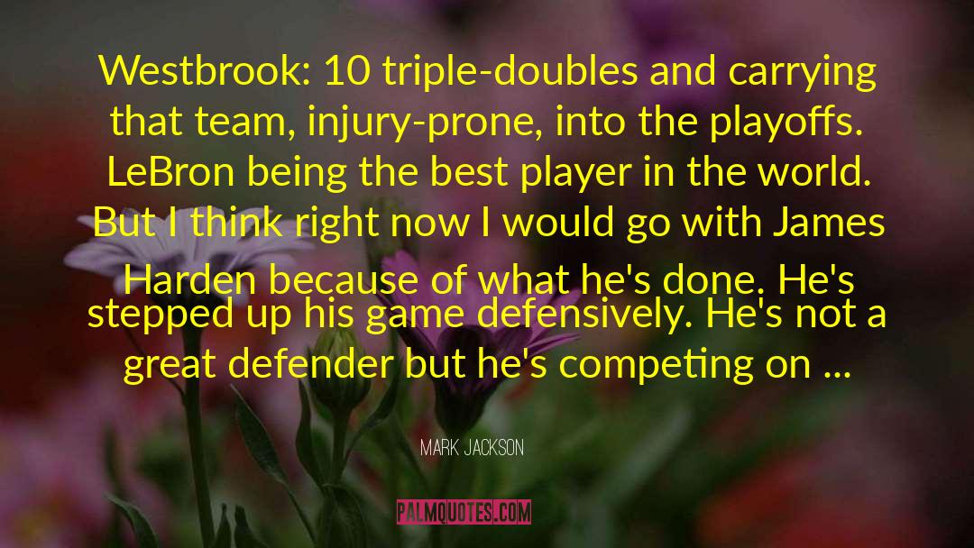 Basketball Team quotes by Mark Jackson