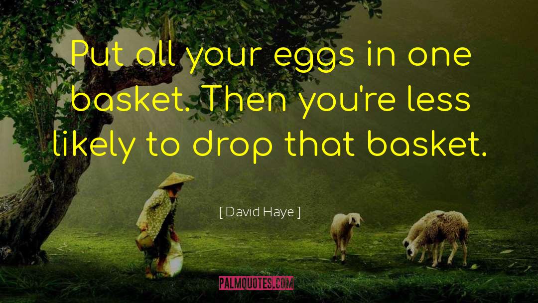 Baskets Containers quotes by David Haye