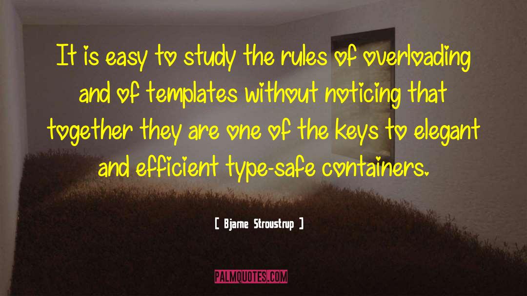 Baskets Containers quotes by Bjarne Stroustrup