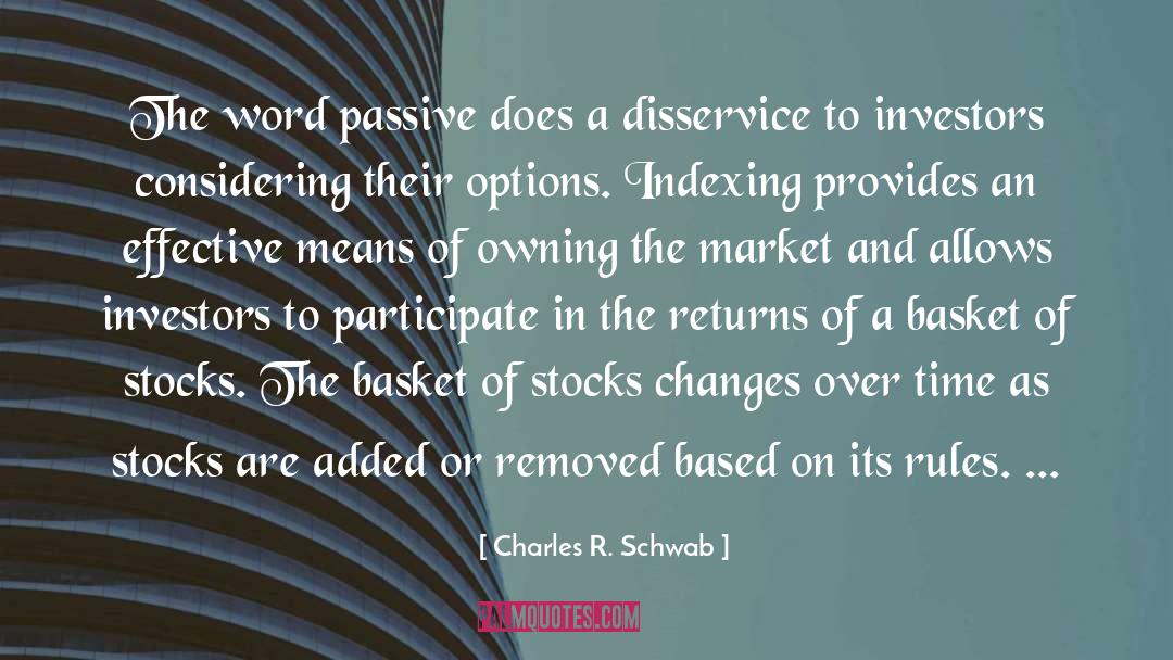 Baskets quotes by Charles R. Schwab