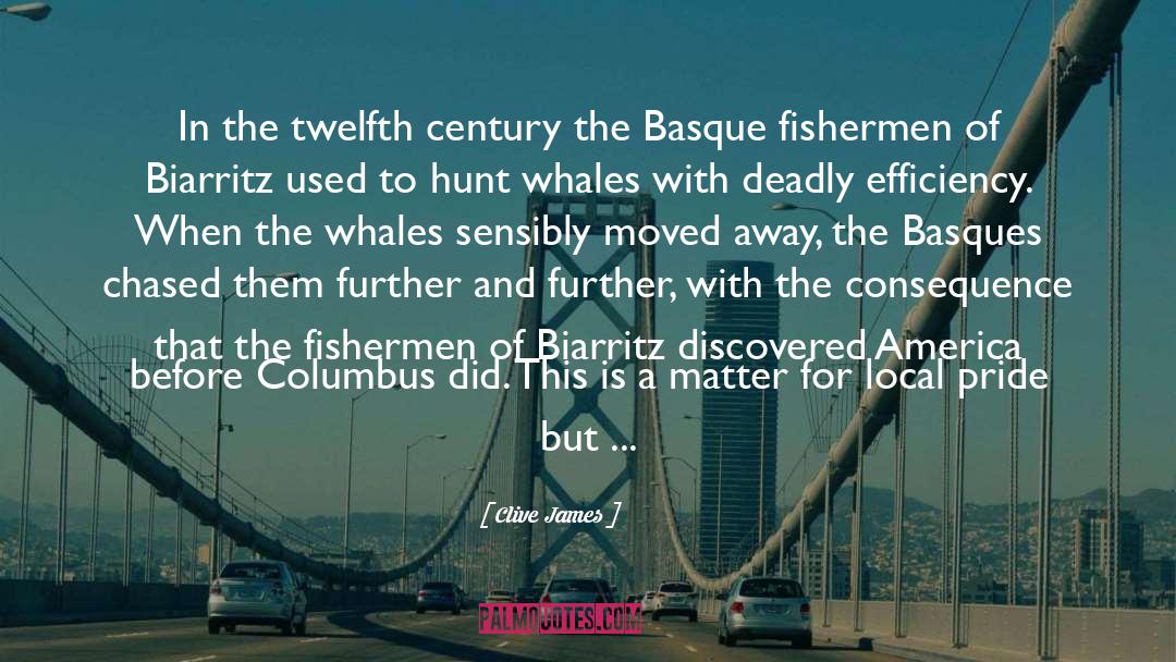 Basque quotes by Clive James