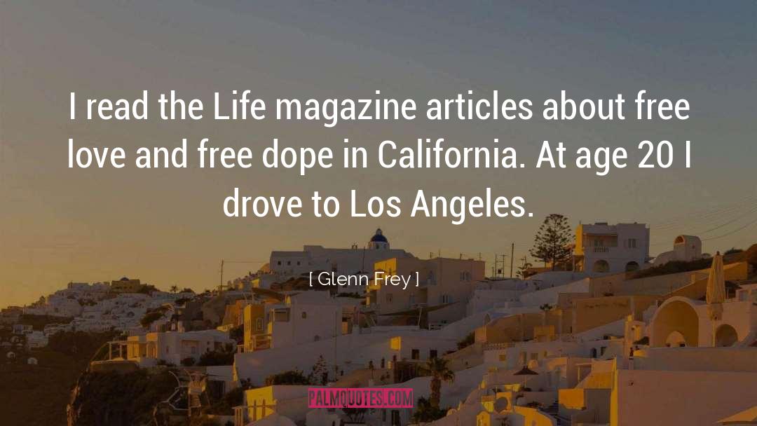 Basques In California quotes by Glenn Frey