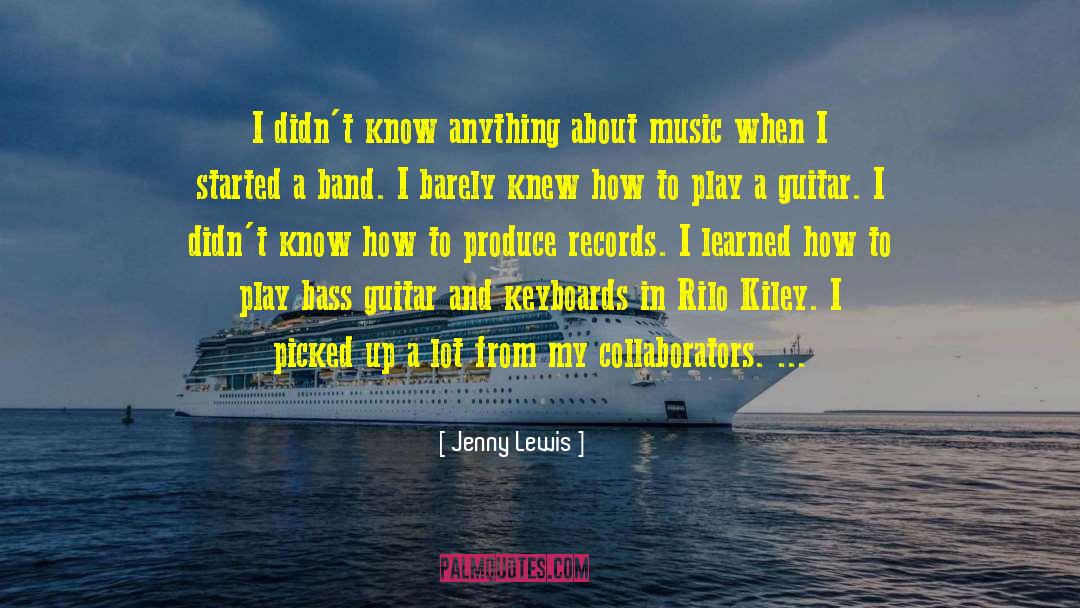 Bass Guitar quotes by Jenny Lewis