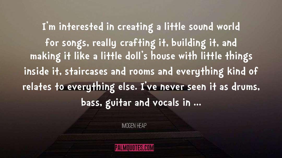 Bass Guitar quotes by Imogen Heap